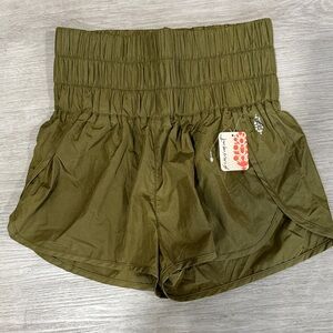 Free People High Waist Olive Shorts